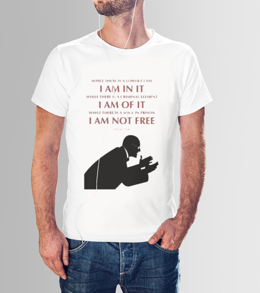 Eugene V Debs While There Is A Lower Class I Am In It Criminal Element I Am Of It Soul In Prison I Am Not Free T-Shirt
