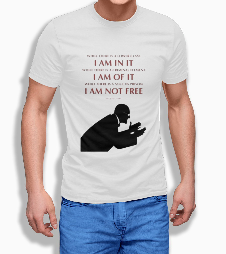 Eugene V Debs While There Is A Lower Class I Am In It Criminal Element I Am Of It Soul In Prison I Am Not Free T-Shirt