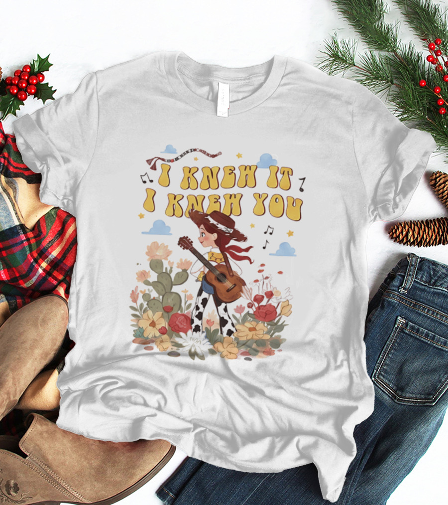 I Knew It I Knew You Jessie Toy Story Floral Adventure T-Shirt