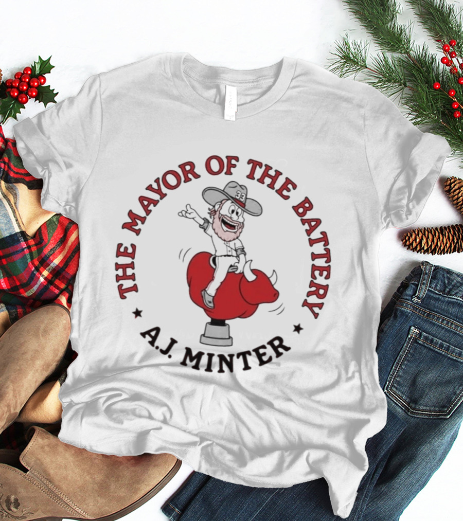 Jesse Chavez The Mayor Of The Battery A.J. Minter T-Shirt