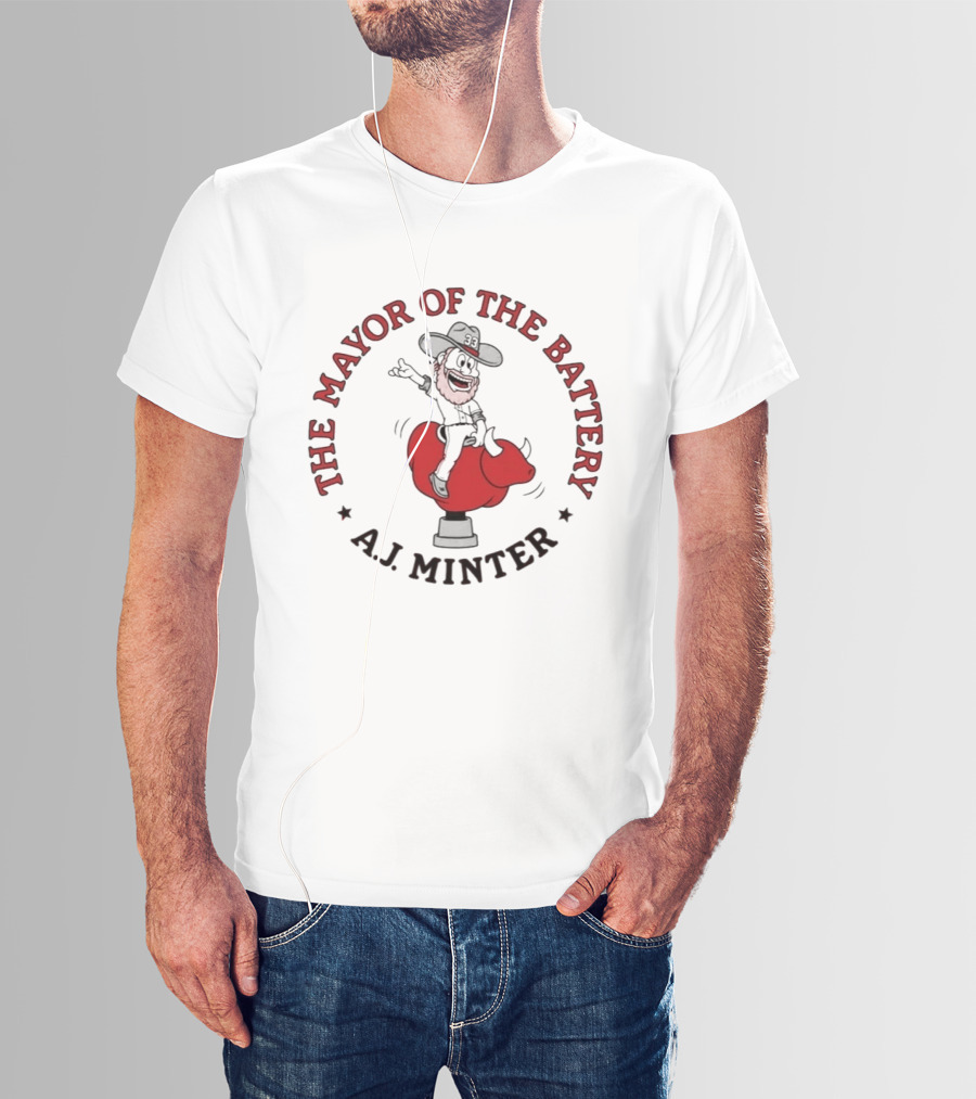 Jesse Chavez The Mayor Of The Battery A.J. Minter T-Shirt