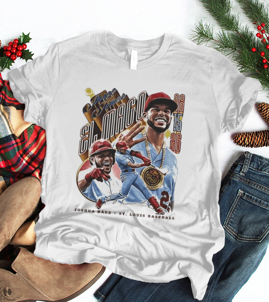 Joshua Baez El Mago 08 15 26 St Louis Baseball T-Shirt