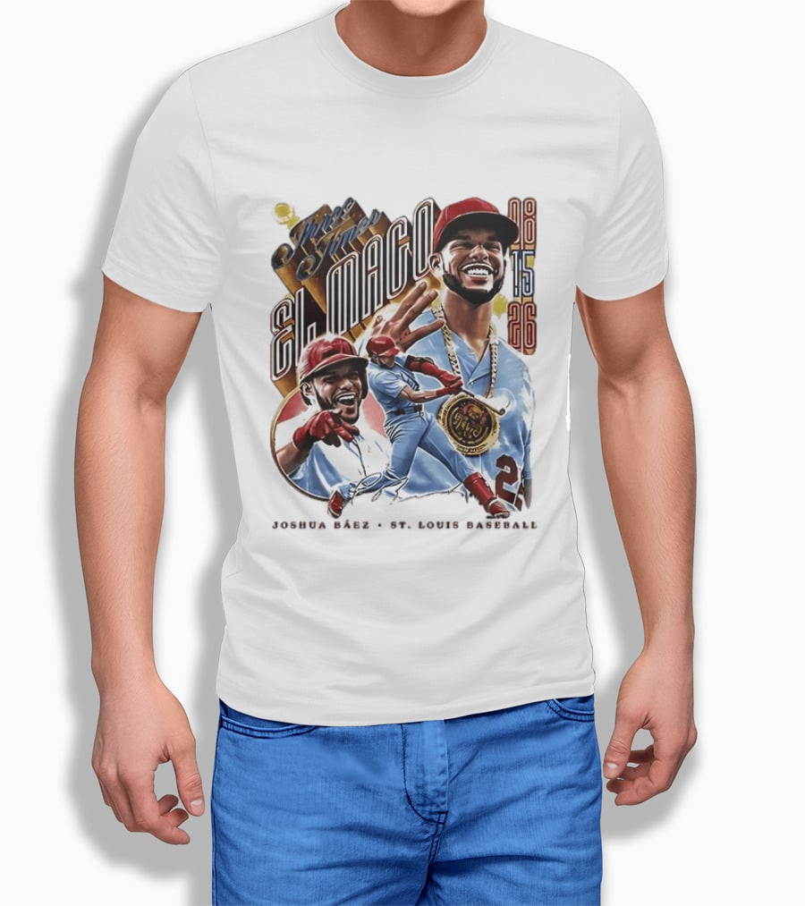 Joshua Baez El Mago 08 15 26 St Louis Baseball T-Shirt