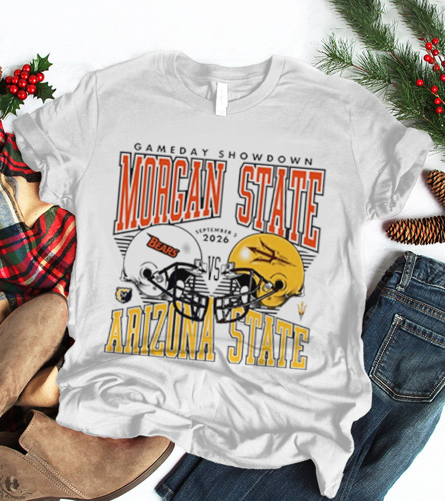 Gameday Showdown Morgan State Bears Vs Arizona State 2026 T-Shirt