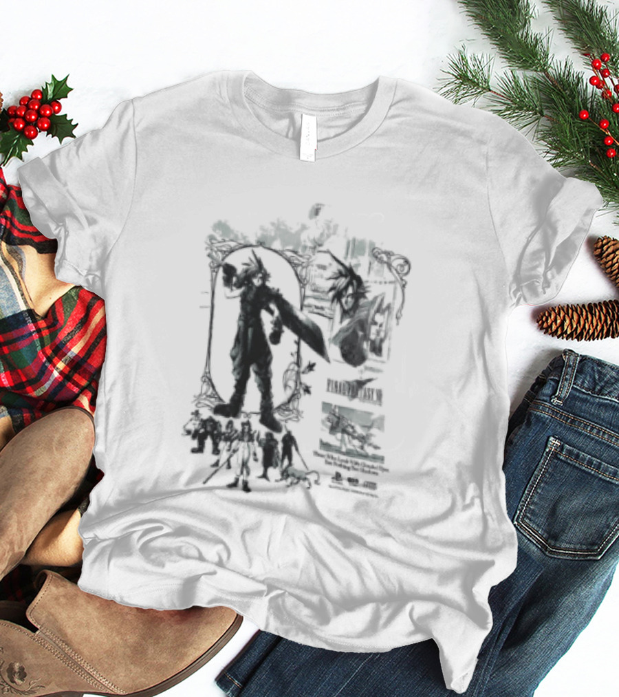 Clouded Eyes Shadows Final Fantasy VII Vintage Aesthetic T-Shirt