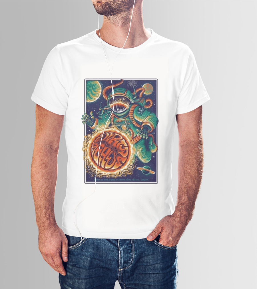 Dirty Heads Cosmic Astronaut Tour The Woodlands TX 8 23 2026 Psychedelic Space Adventure T-Shirt