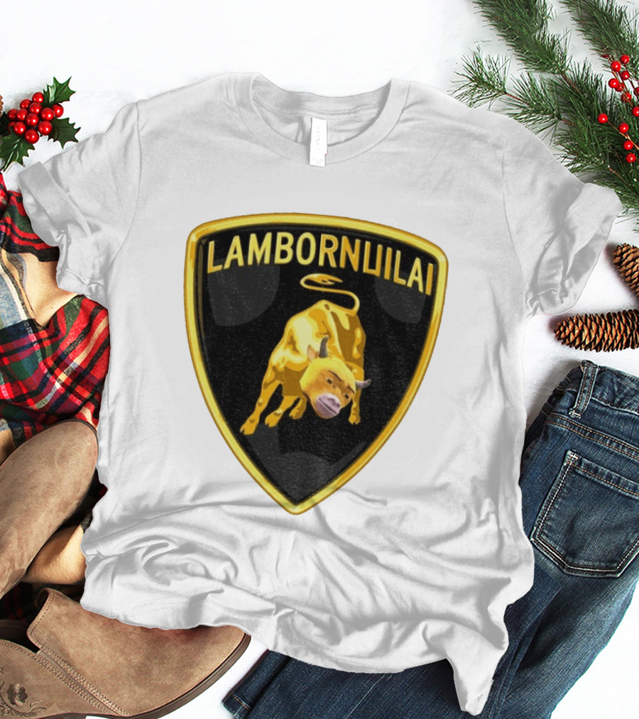 Lambornuilai Gold Bull Meme Niu Lai T-Shirt