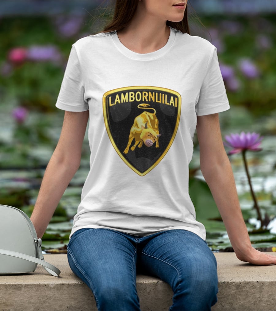 Lambornuilai Gold Bull Meme Niu Lai T-Shirt