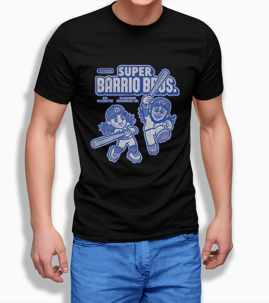 Toronto Super Barrio Bros Bo Bichette Vladimir Guerrero Jr 11 27 T-Shirt
