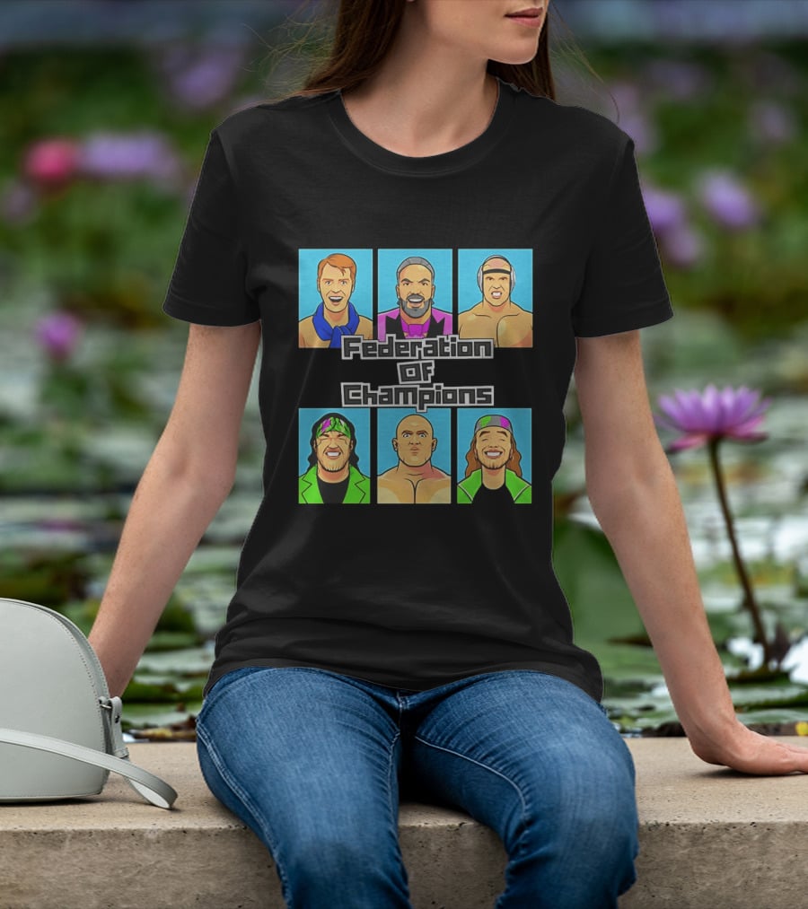Federation Of Champions Wrestling Legends T-Shirt