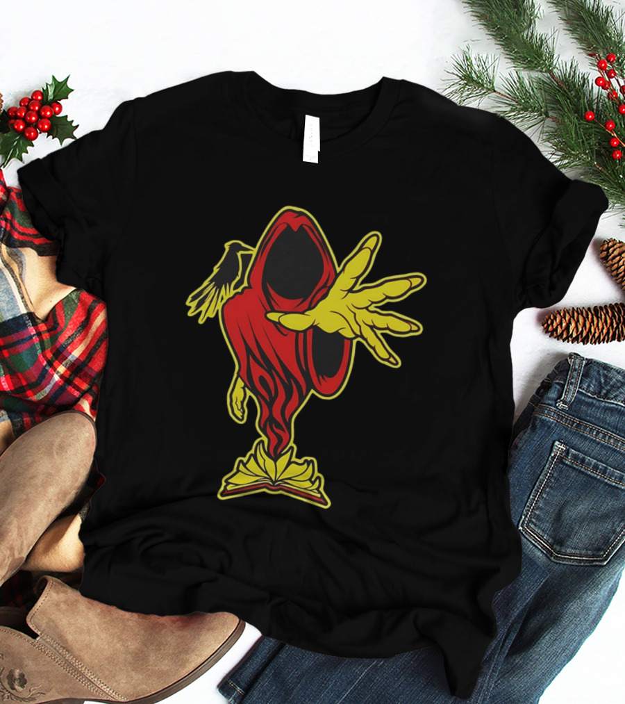 Insane Clown Posse Ringmaster Joker's Card Flame Hooded Figure T-Shirt