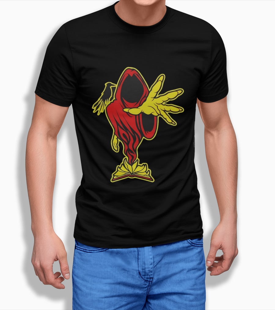 Insane Clown Posse Ringmaster Joker's Card Flame Hooded Figure T-Shirt