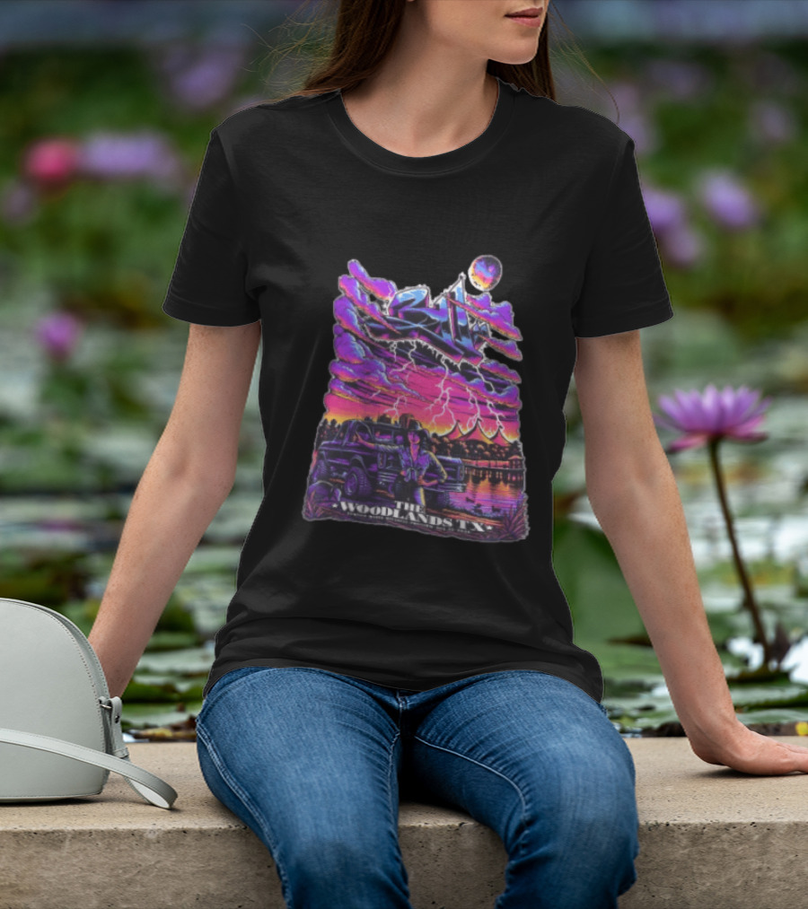 311 August 23 2026 The Cynthia Woods Mitchell Pavilion The Woodlands TX Lightning Scene T-Shirt