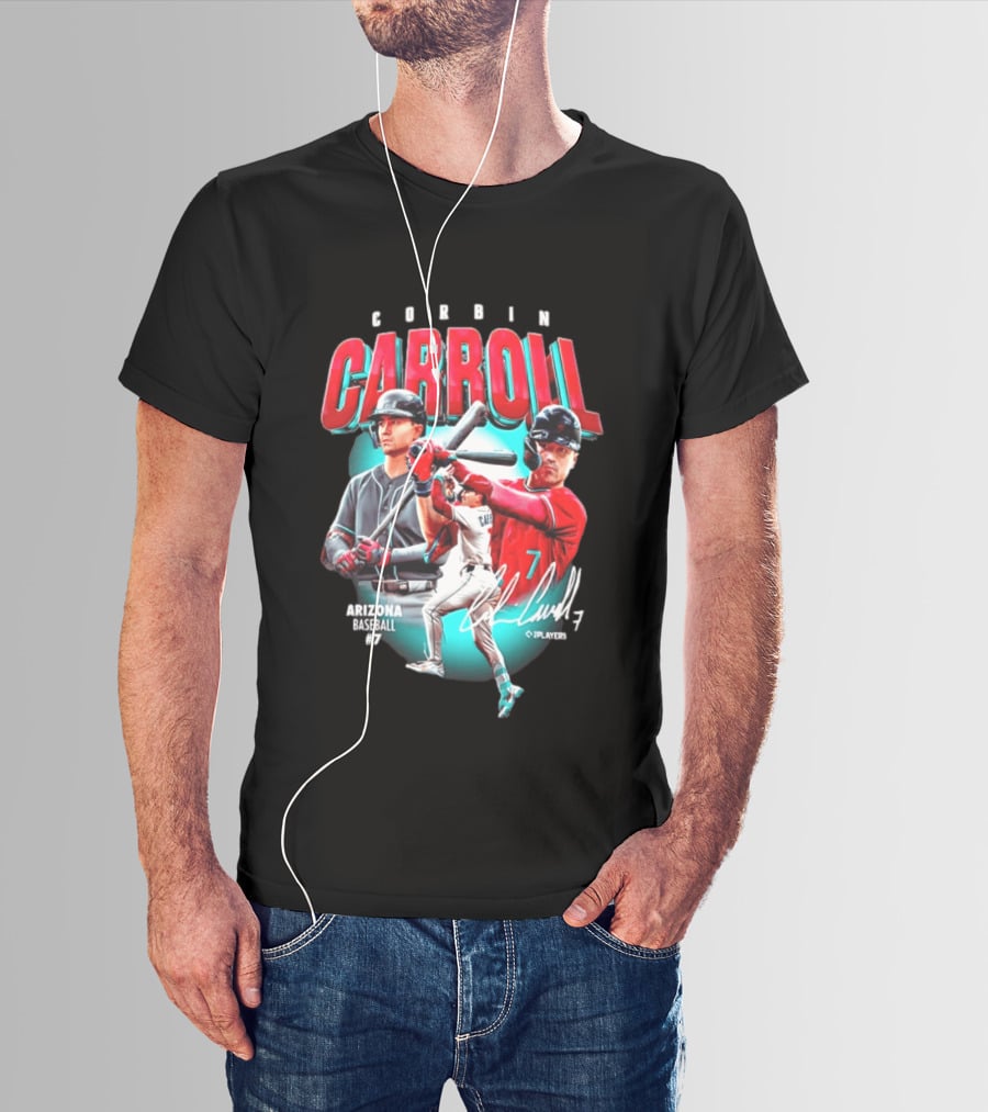 Corbin Carroll Arizona Baseball #7 C Players T-Shirt