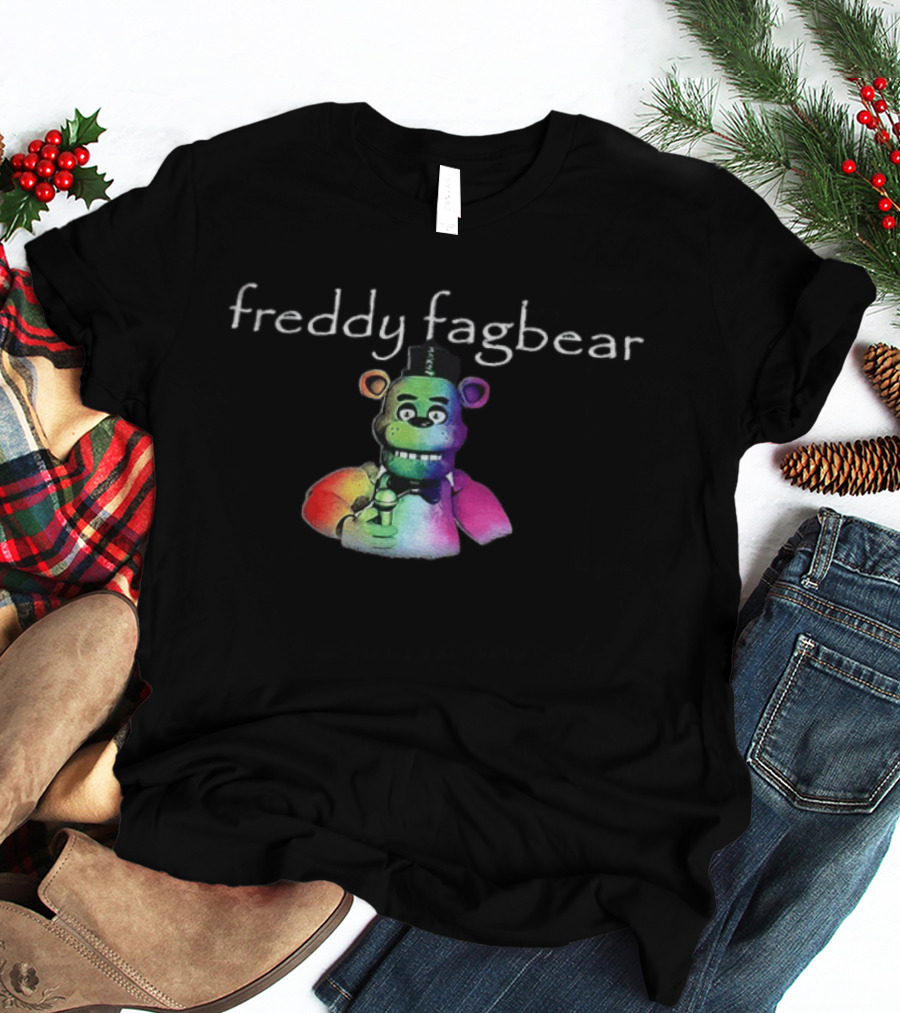 Freddy Fagbear Rainbow Pride T-Shirt