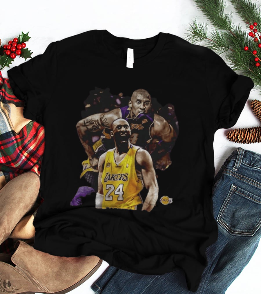Kobe Bryant Los Angeles Lakers Number 24 Iconic Basketball Legend T-Shirt