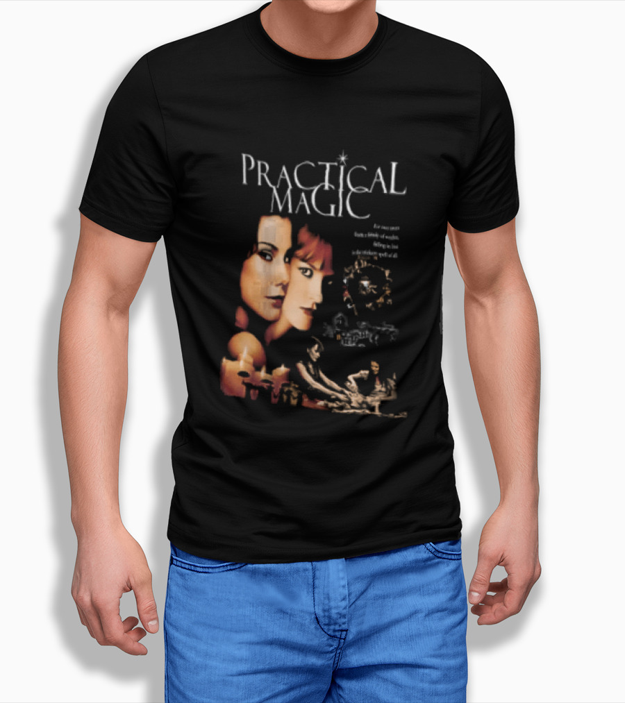 Practical Magic Movie Faces With Mystical T-Shirt