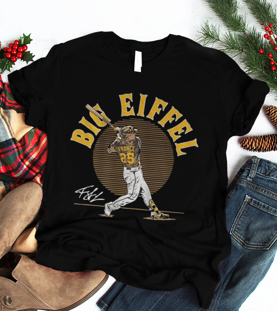 Ty France Big Eiffel San Diego Padres Batter T-Shirt