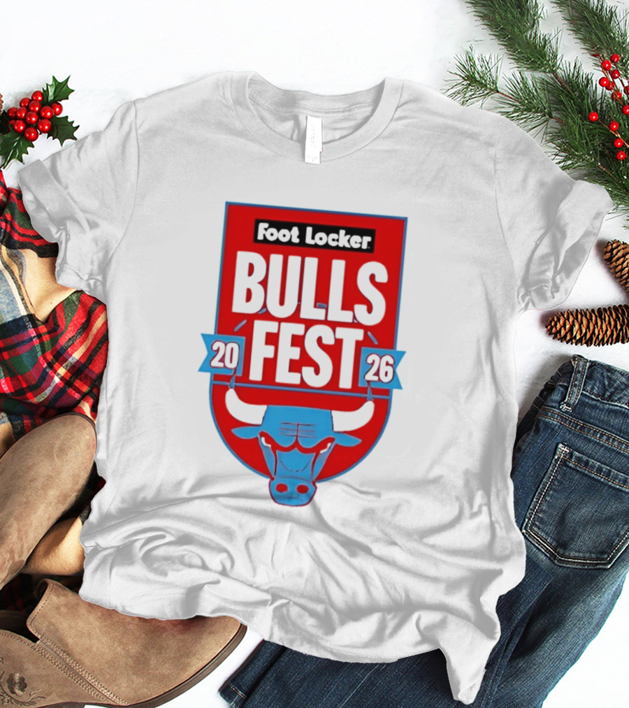 Chicago Bulls Fest 2026 Foot Locker Event T-Shirt