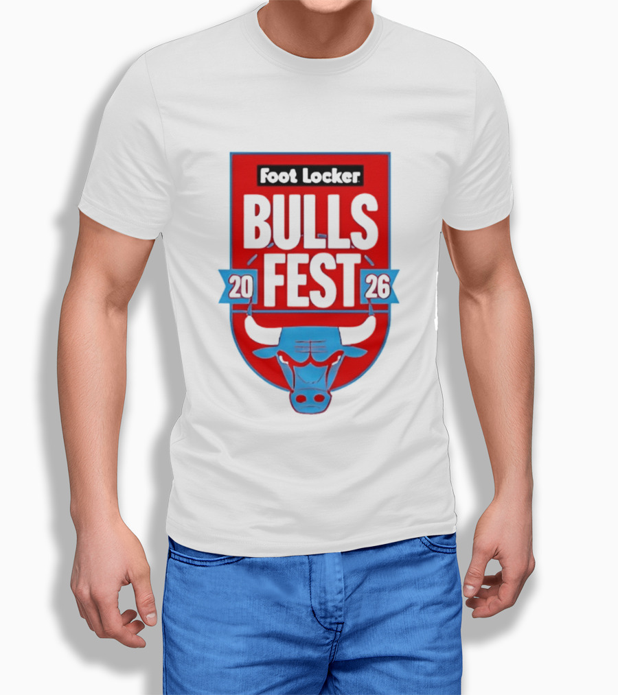 Chicago Bulls Fest 2026 Foot Locker Event T-Shirt