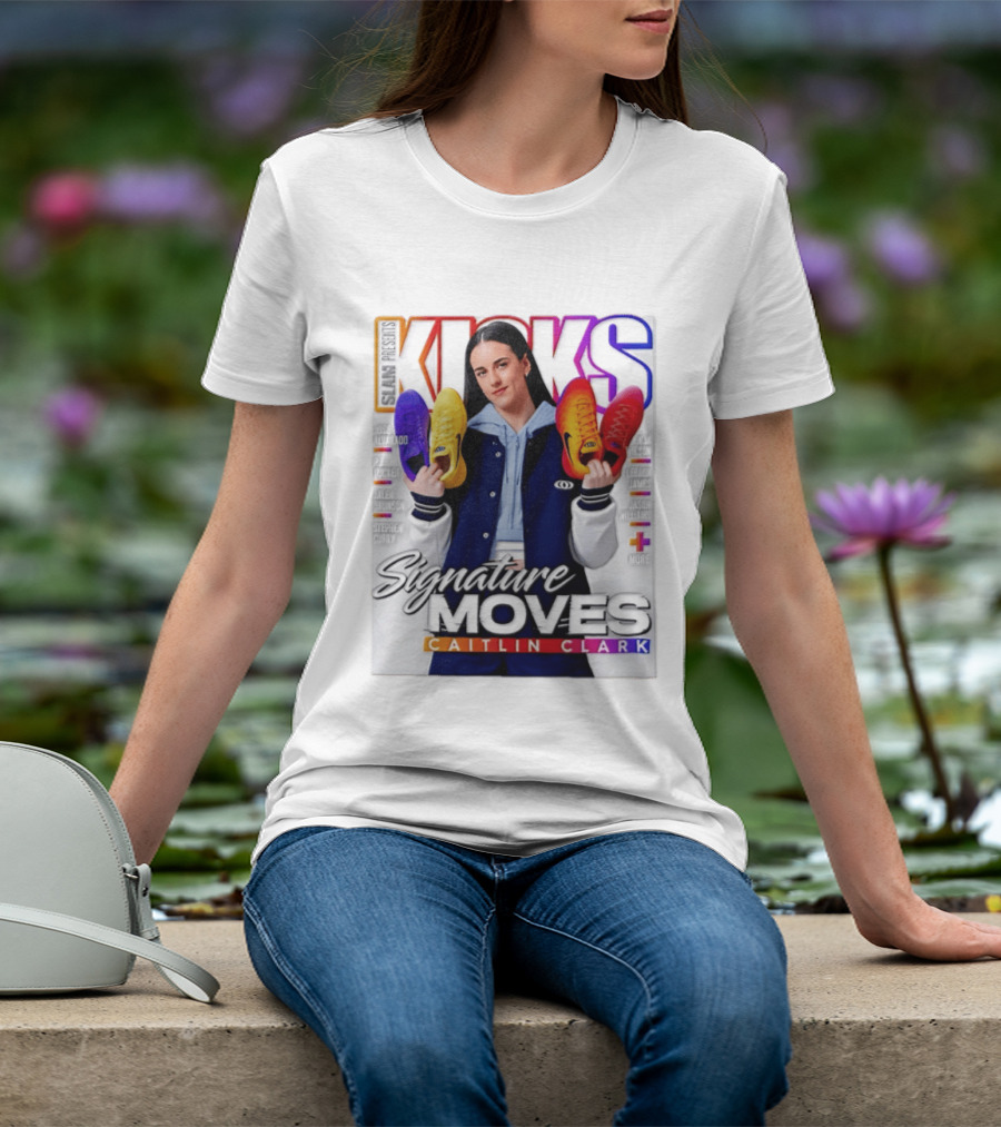 SLAM Presents Kicks Signature Moves Caitlin Clark T-Shirt