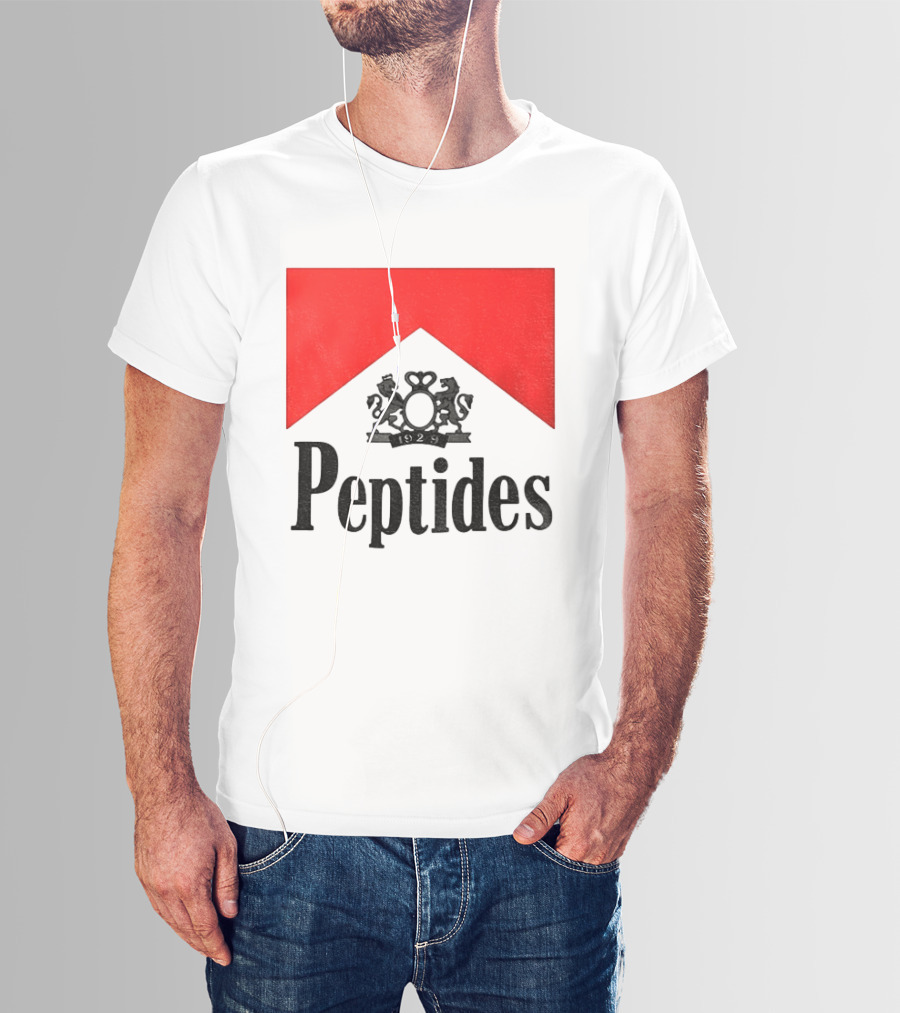 Peptides 1929 Red Marlboro T-Shirt