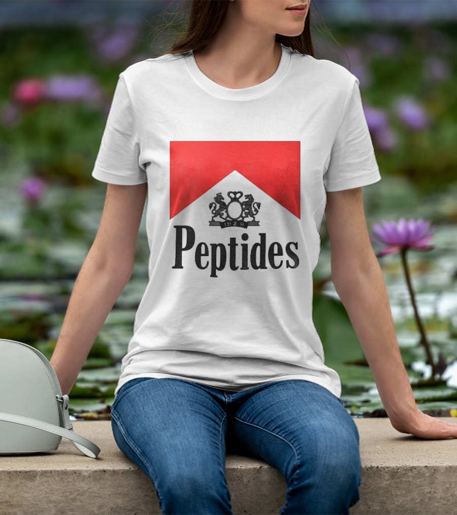 Peptides 1929 Red Marlboro T-Shirt