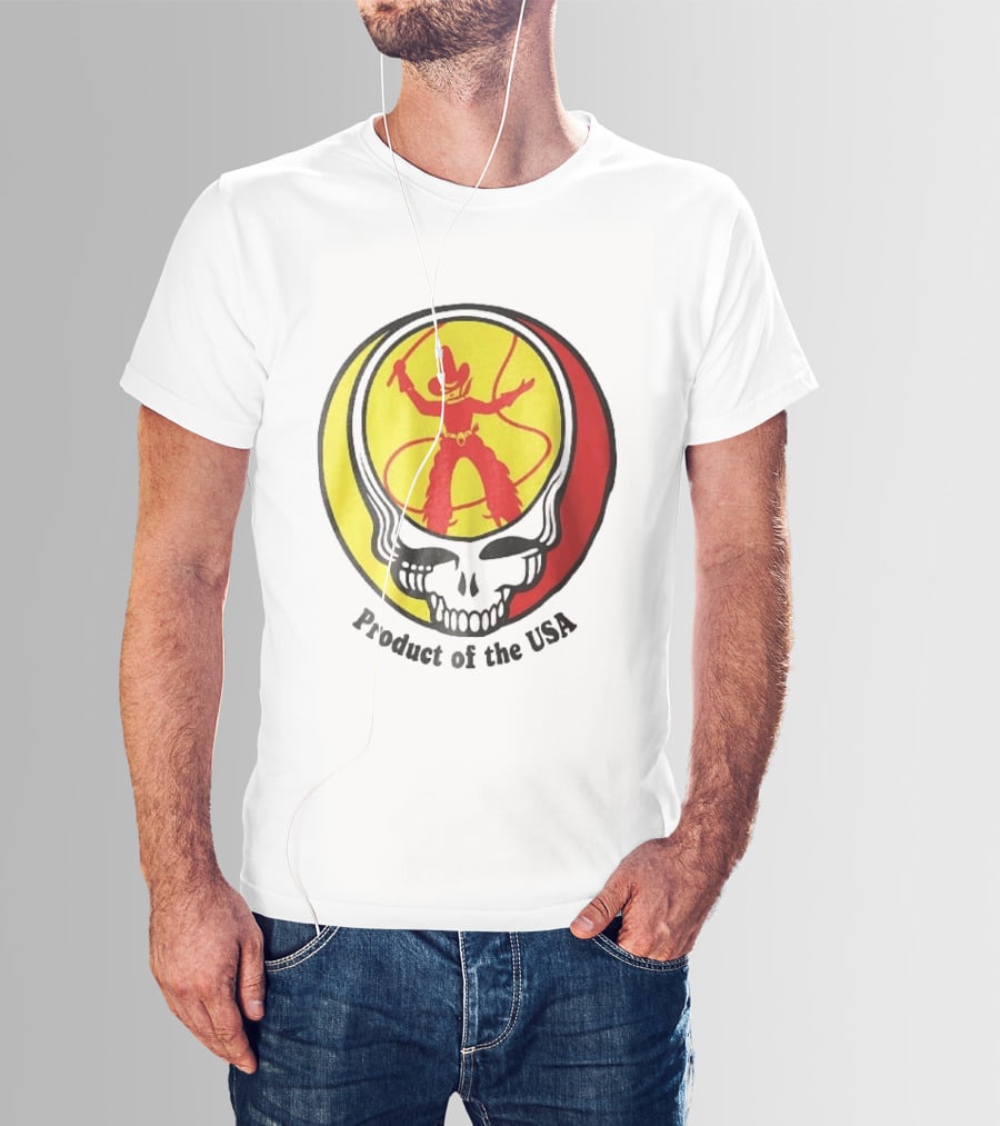 Grateful Dead Steal Your Face Cowboy Product Of The USA T-Shirt