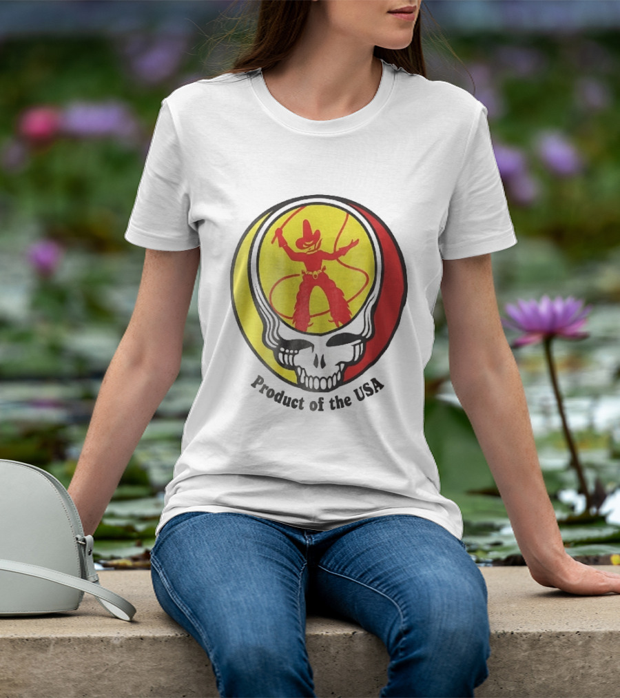 Grateful Dead Steal Your Face Cowboy Product Of The USA T-Shirt