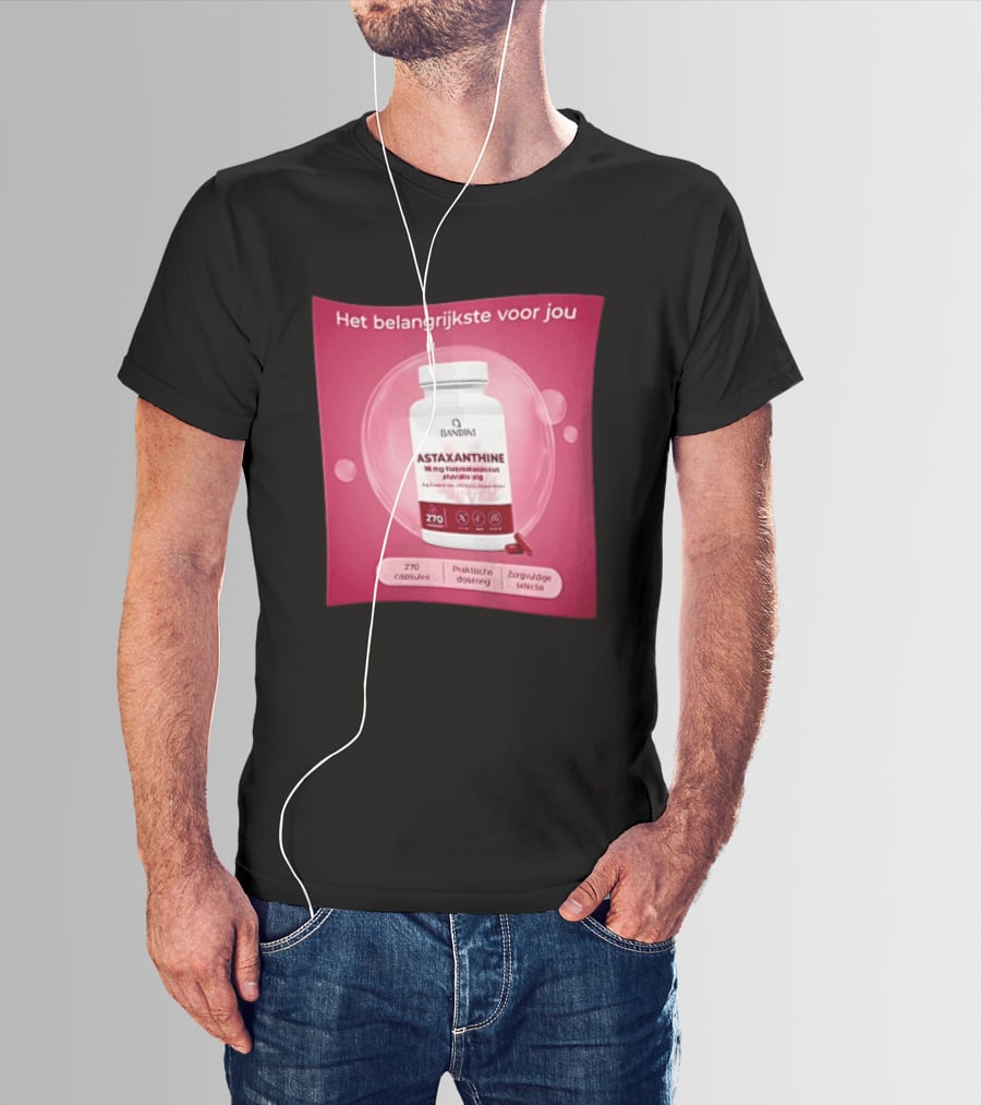 Het Belangrijkste Voor Jou Astaxanthine 18 Mg Haematococcus Pluvialis Alg 270 Capsules Zorghoede Selectie T-Shirt