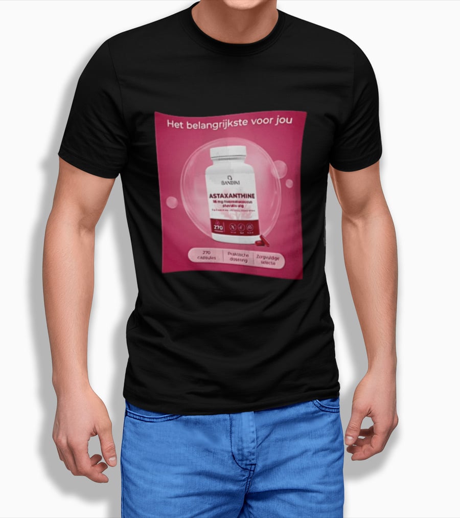 Het Belangrijkste Voor Jou Astaxanthine 18 Mg Haematococcus Pluvialis Alg 270 Capsules Zorghoede Selectie T-Shirt