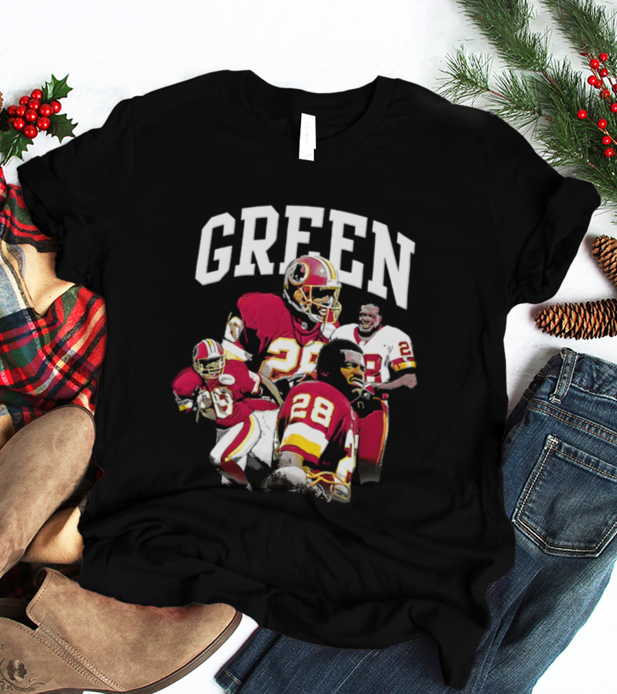 Darrell Green Washington Football Legends 28 Collage 2026 T-Shirt
