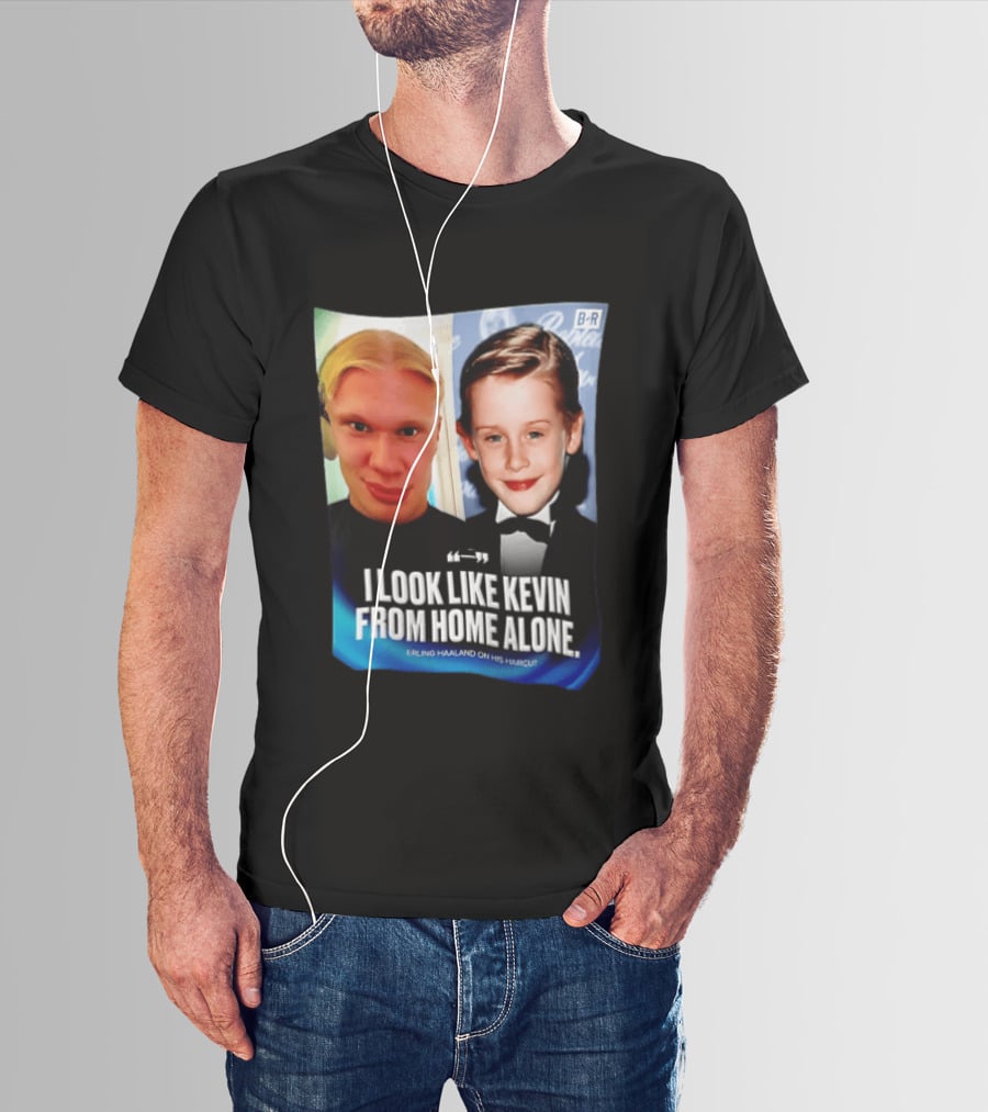 Erling Haaland I Look Like Kevin From Home Alone B/R T-Shirt