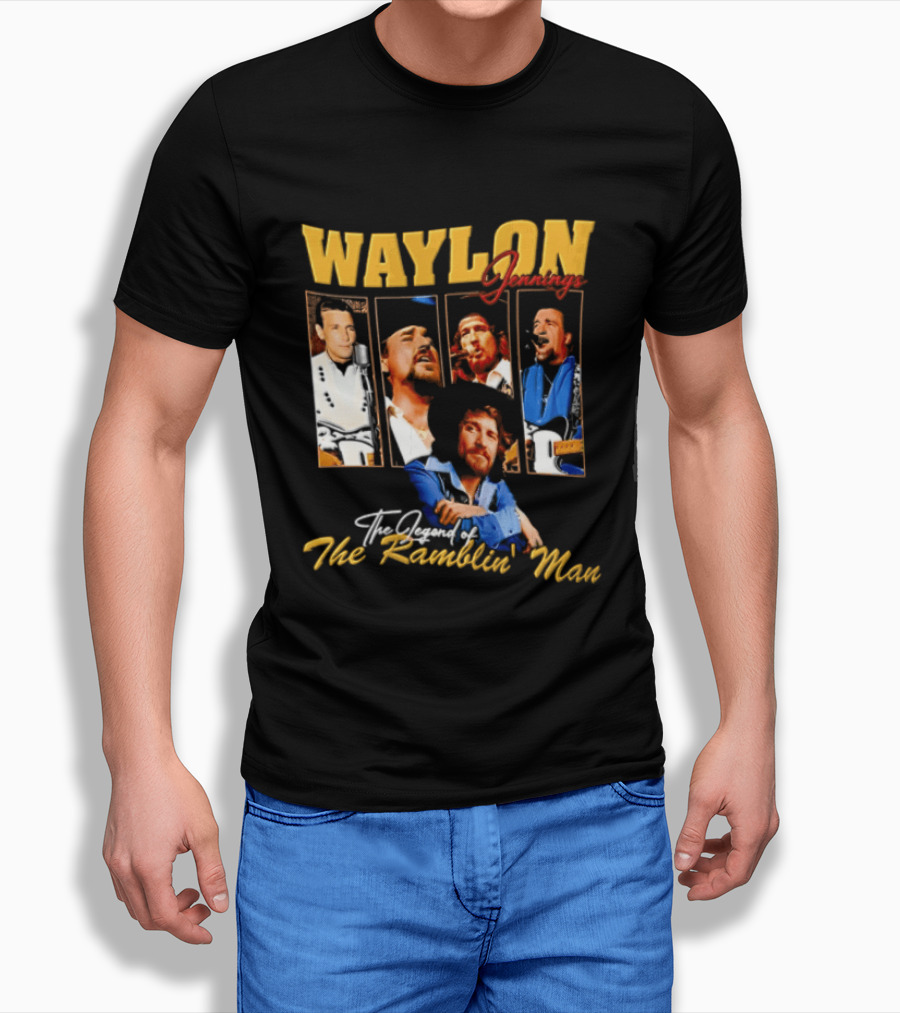 Waylon Jennings The Ramblin' Man T-Shirt