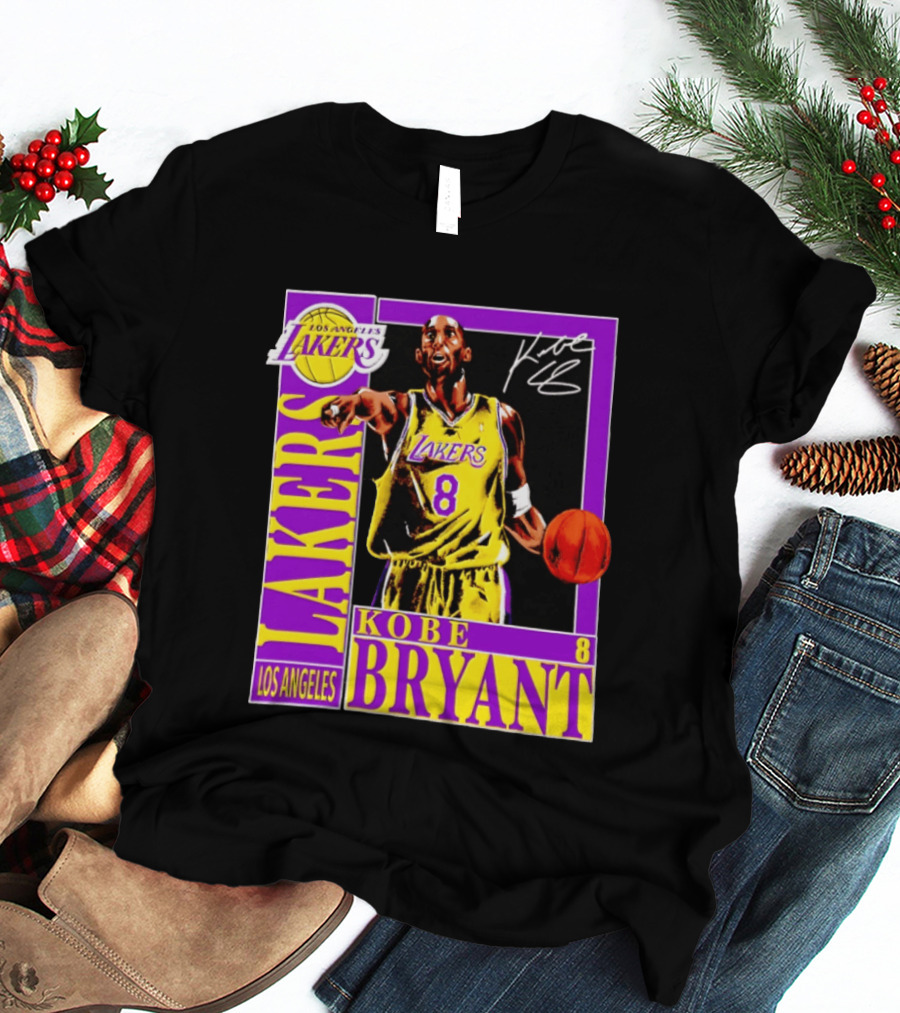 Los Angeles Lakers Kobe Bryant 8 NBA Basketball Legend T-Shirt