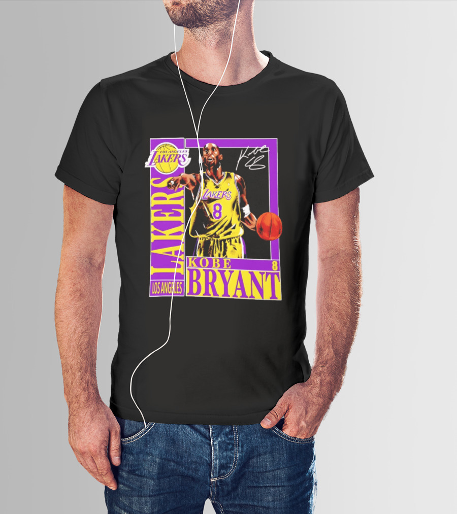Los Angeles Lakers Kobe Bryant 8 NBA Basketball Legend T-Shirt