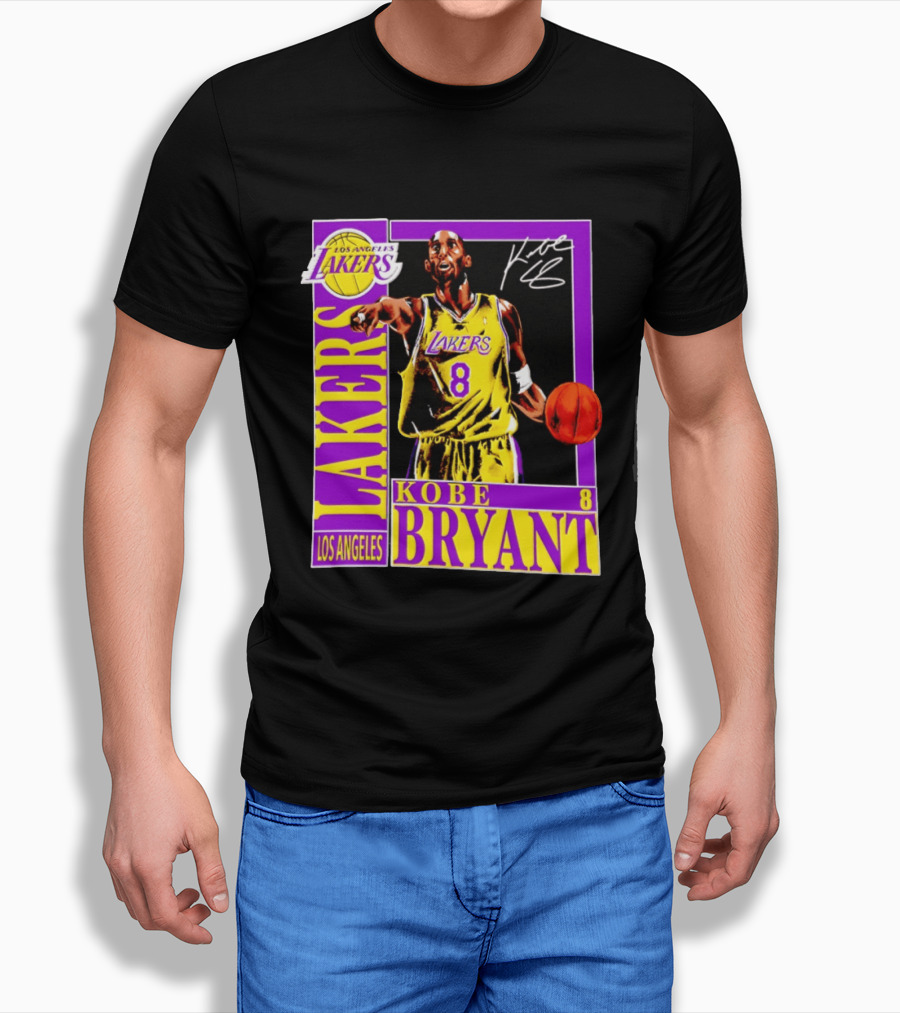 Los Angeles Lakers Kobe Bryant 8 NBA Basketball Legend T-Shirt