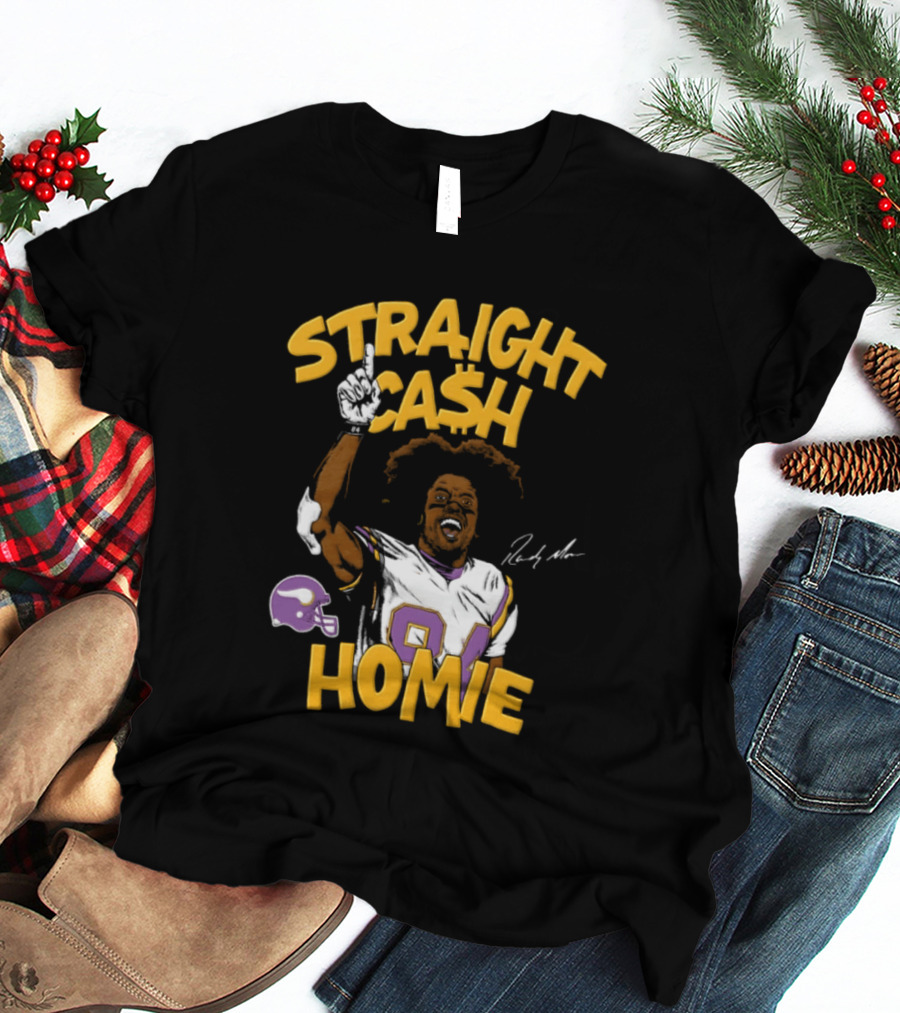 Straight Cash Homie Randy Moss Minnesota Vikings Football 84 NFL T-Shirt