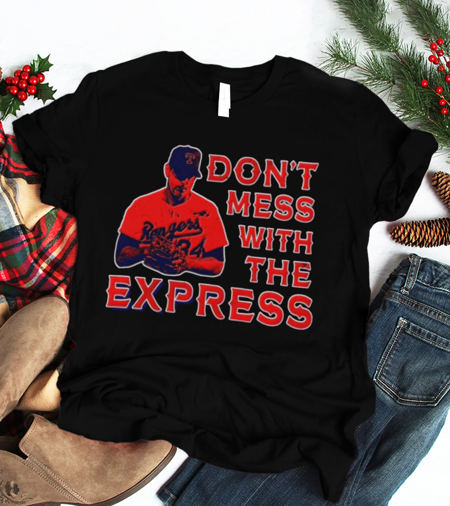 Nolan Ryan Texas Rangers Don't Mess With The Express Baseball Legend T-Shirt