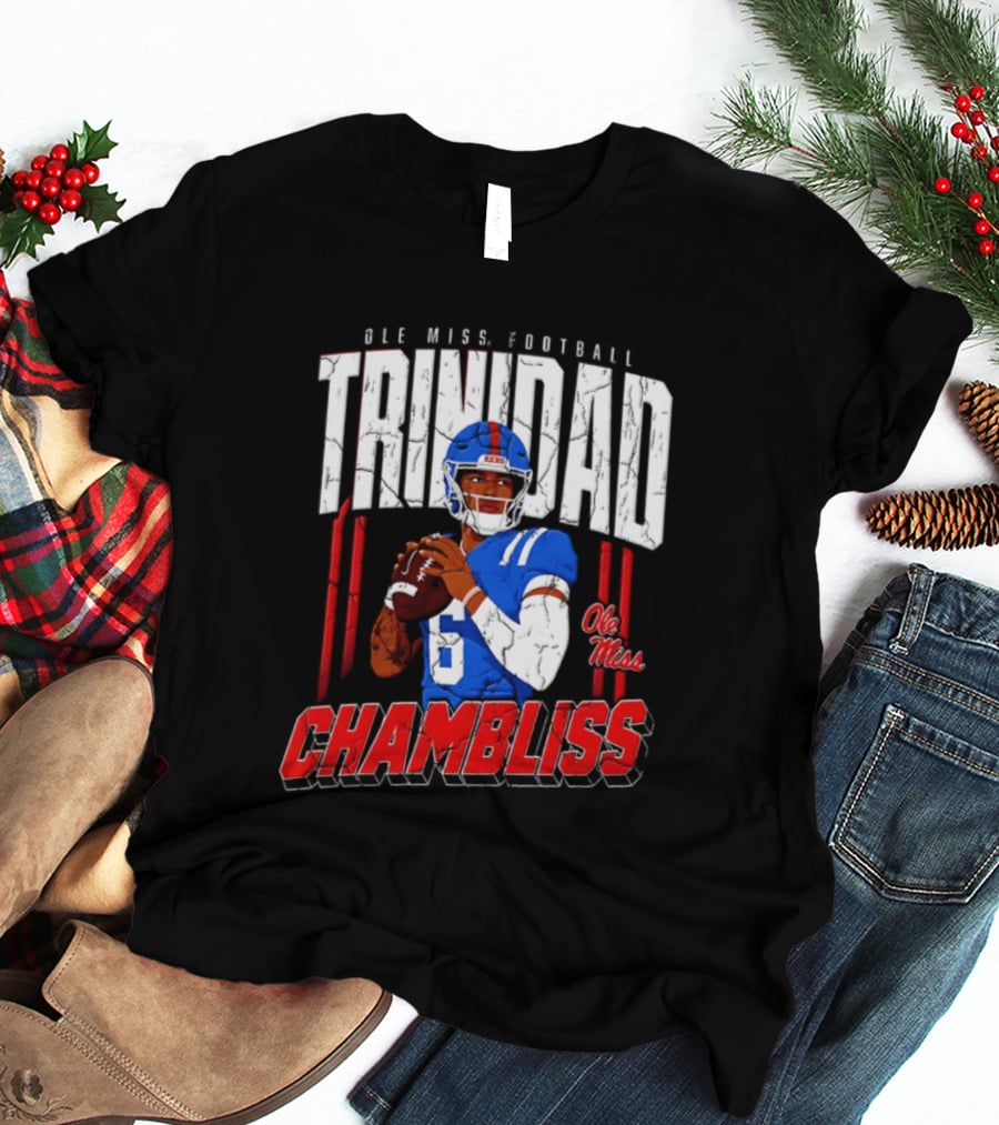Ole Miss Football Trinidad Chambliss Rebels Player T-Shirt