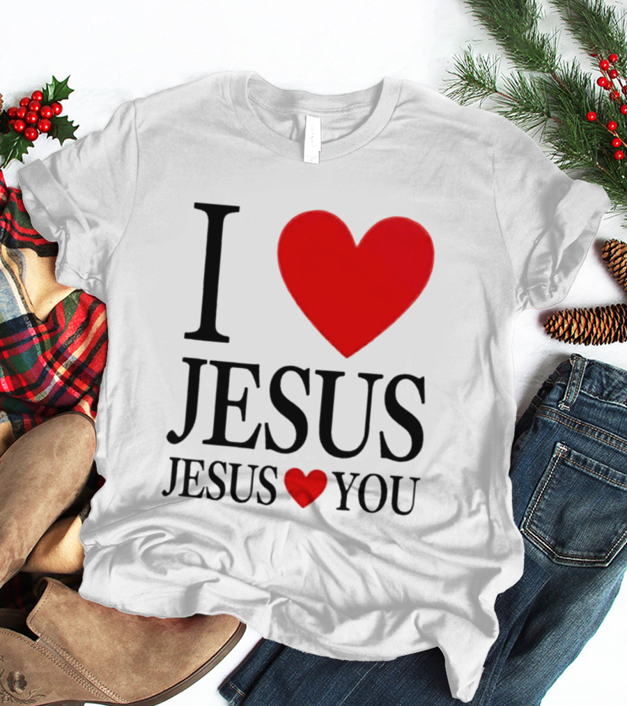 Cameron Dicker I Love Jesus Jesus Love You T-Shirt