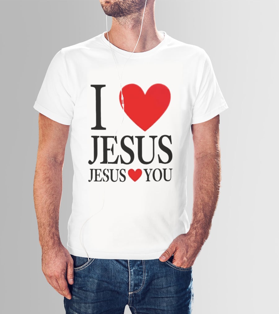 Cameron Dicker I Love Jesus Jesus Love You T-Shirt