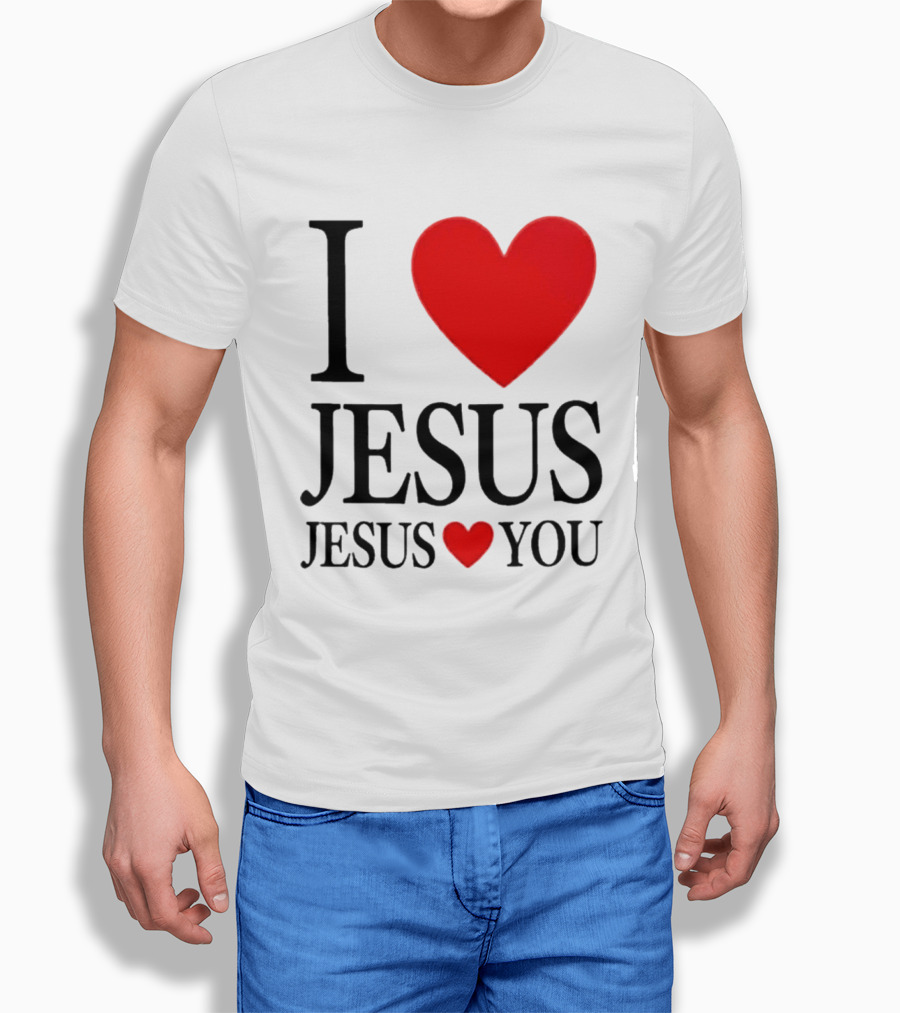 Cameron Dicker I Love Jesus Jesus Love You T-Shirt