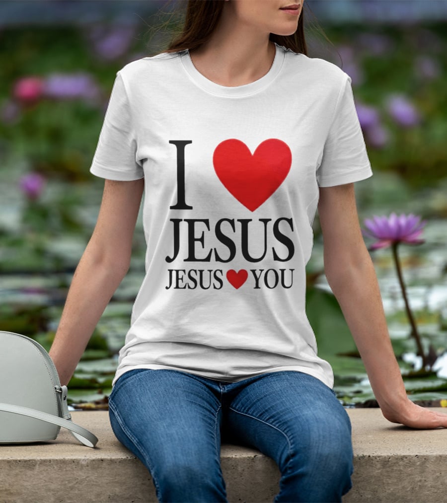 Cameron Dicker I Love Jesus Jesus Love You T-Shirt