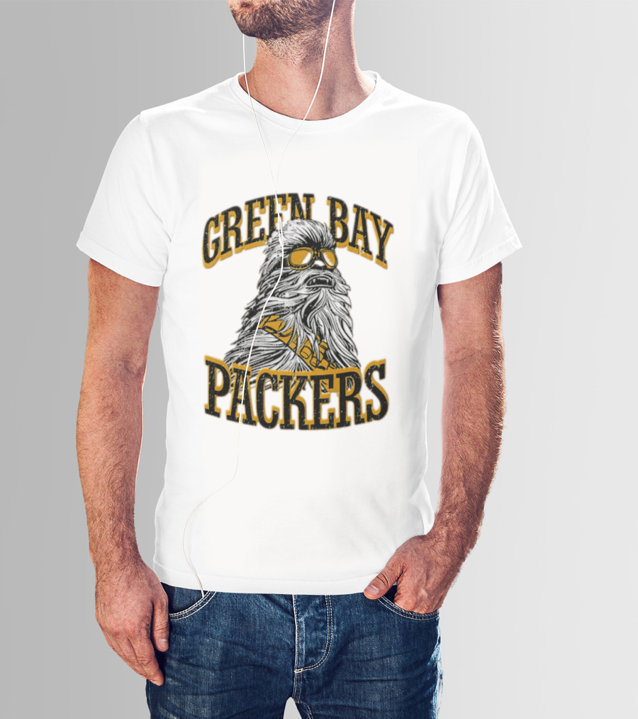 Green Bay Packers Chewbacca 2026 Disney Collaboration T-Shirt