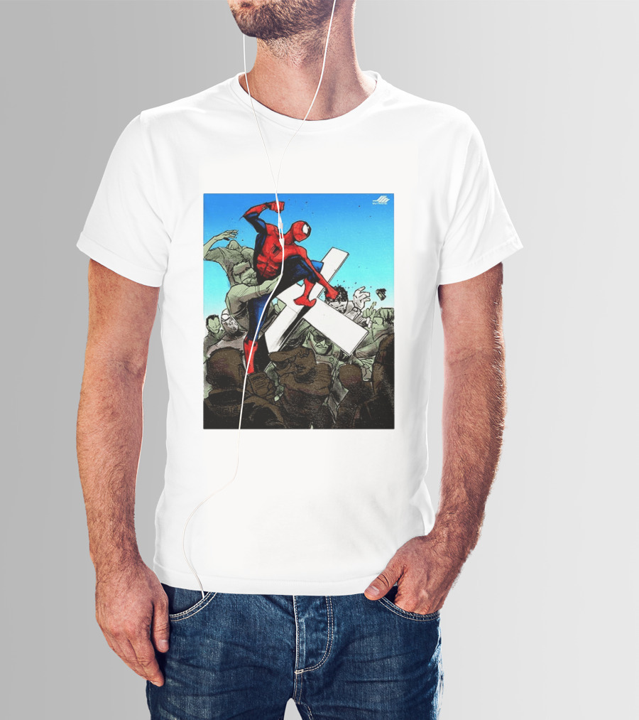 Never Give Up Spider Man Punch Nazis Minnesota Police T-Shirt