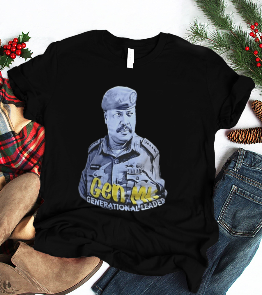 Gen MK Generational Leader Military Officer Beret Uniform T-Shirt