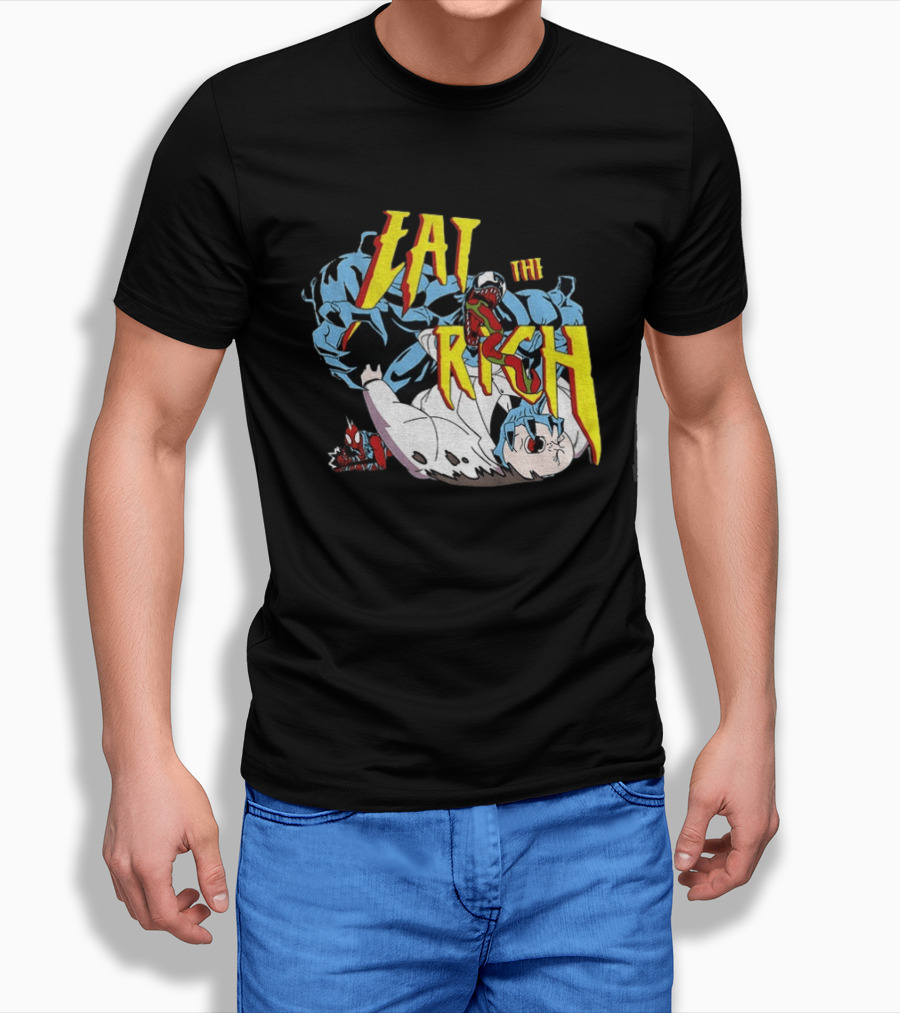 Venom Spider Man Eat The Rich Wilson Fisk Punch Nazi Police Marvel T-Shirt