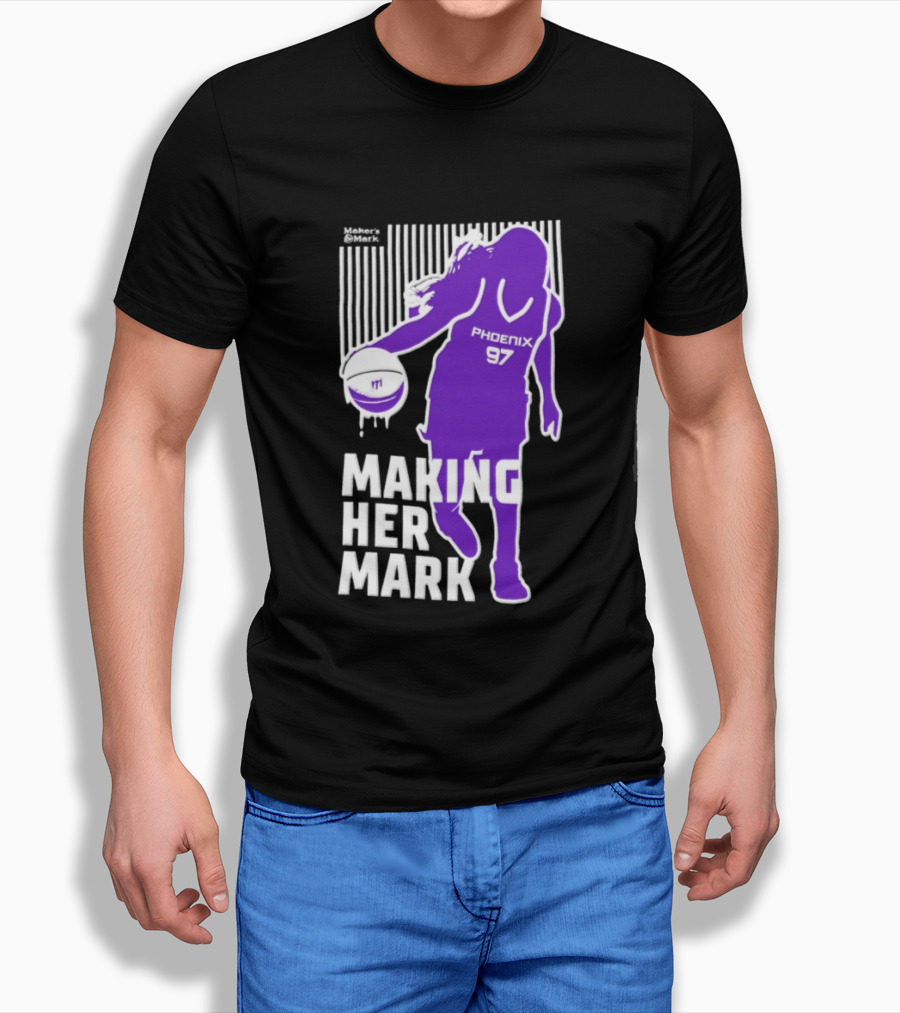 Phoenix Mercury WNBA Making Her Mark 97 T-Shirt