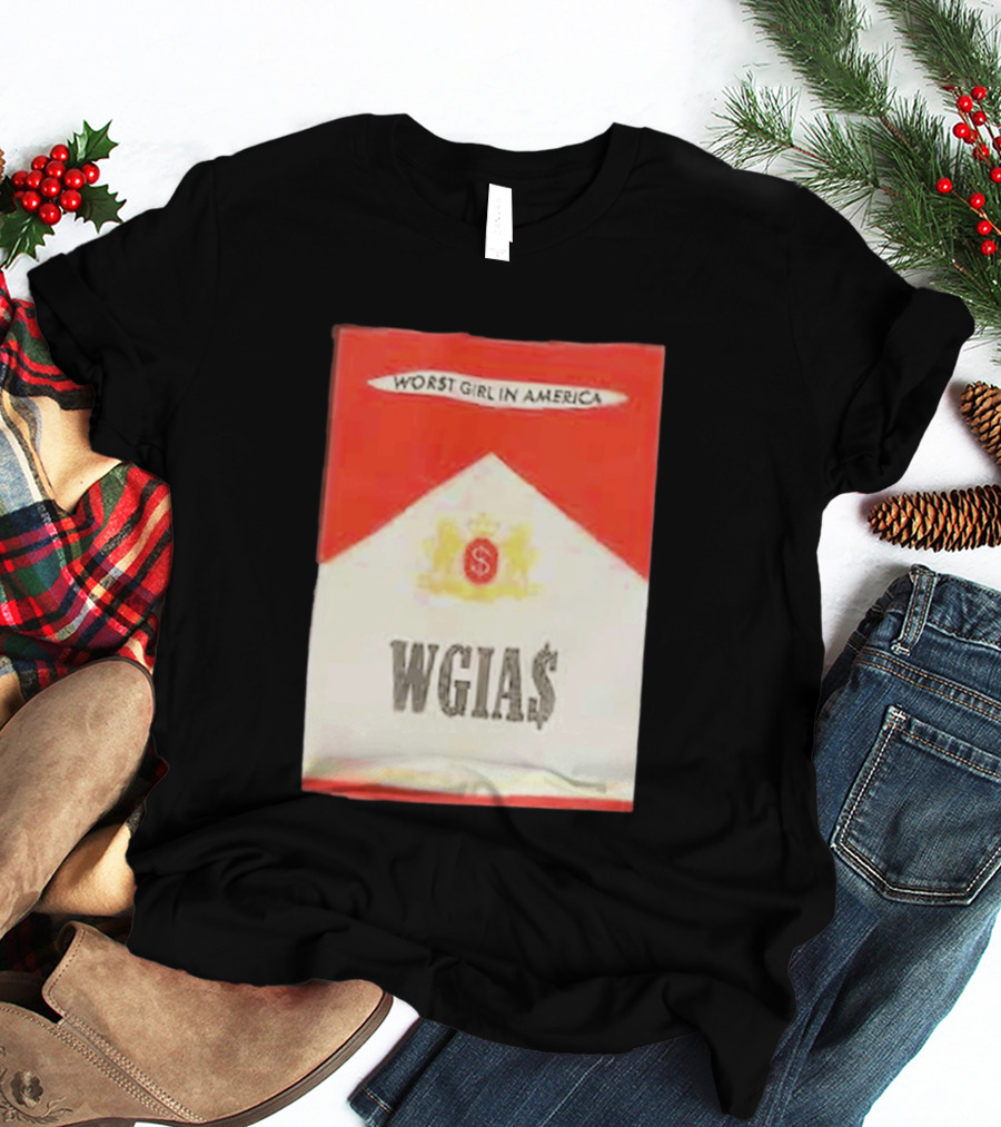 Slayyyter 2026 WGIA Tour Marlboro Parody Worst Girl In America T-Shirt